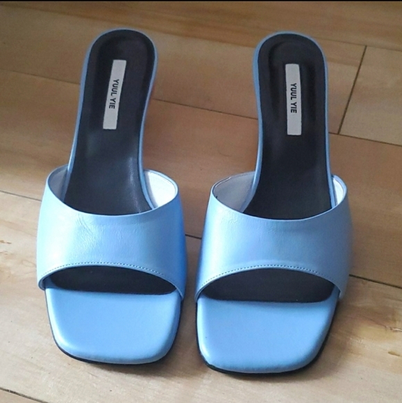 Light Blue Mules by Yuul Yie, Brand New - Picture 2 of 5